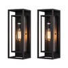 mirrea 18" Classic Outdoor Wall Sconce 1 Light in Matte