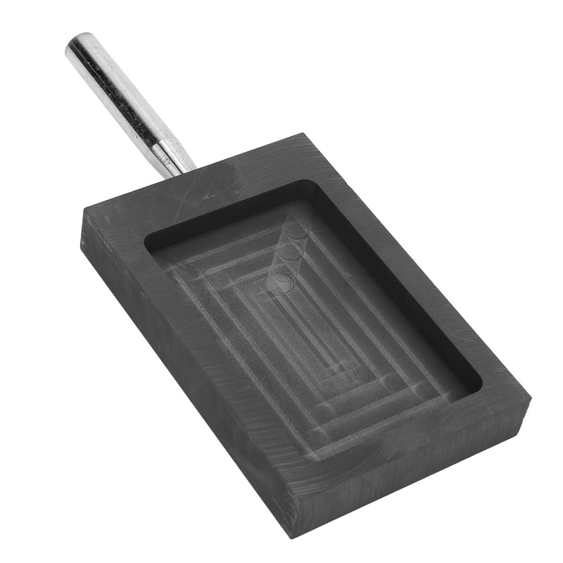 Graphite Casting Mold Metal Ingot Mold Crucible with Handle for
