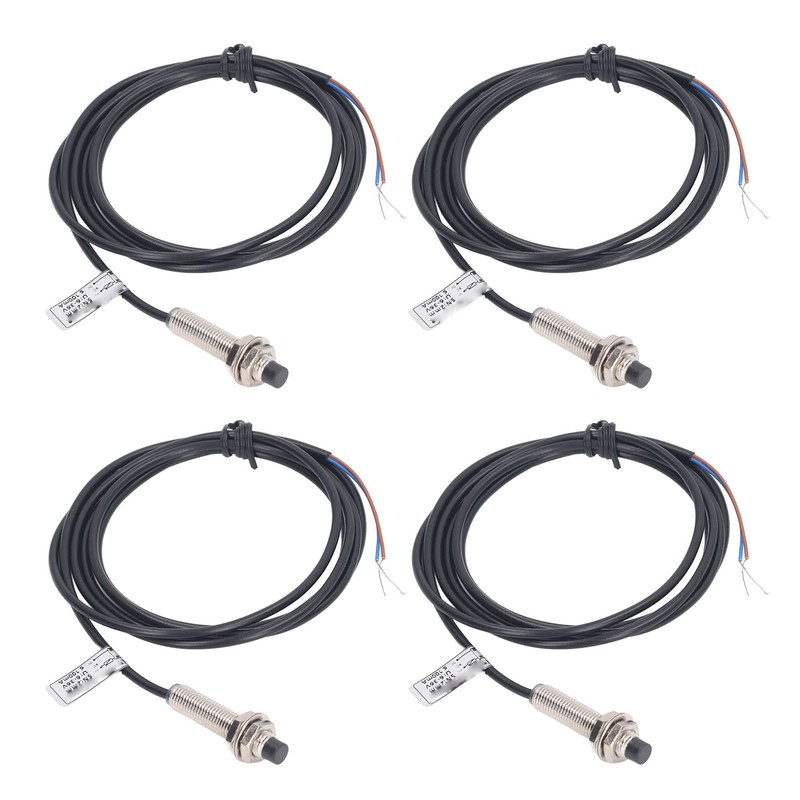 4 Sets 8mm Proximity Sensor Inductive Proximity Switch NPN 2