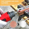 LPZMPZ Pack of 242 Sanding Sleeves Nail Cutter with 80/120/180