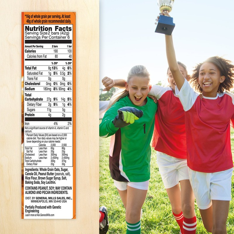 Nature Valley Granola Bars, Crunchy, Peanut Butter, 1.49 oz, 12