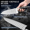 Dragon Creek Crinkle Cutter Knife - Wavy Chopper Potatoes Crinkle