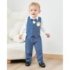 SOLOYEE Baby Boys Formal Suit, Infant Gentleman Wedding Outfit Newborn