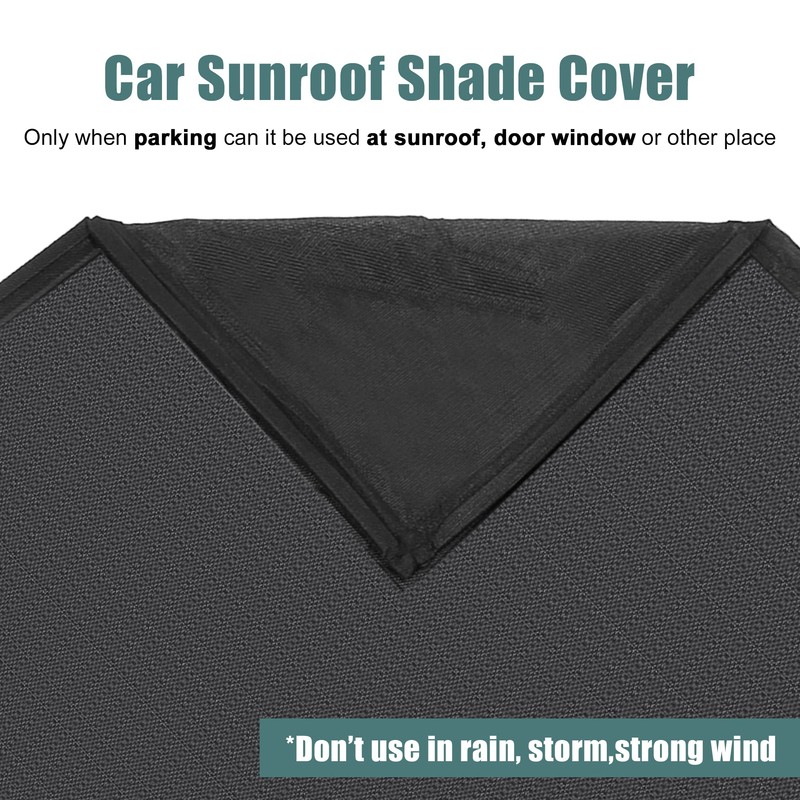 X AUTOHAUX SUV Magnetic Sunroof Shade Cover Sun Roof Breathable