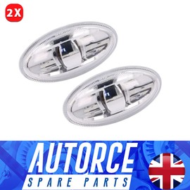AUTORCE 2X Side Indicator Repeater Lamp For (L,R) PEUGEOT 1007 107 108 206 301 307 4007 607 Expert Partner 6325G3, 6325.G3