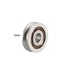 sourcing map V-Groove Ball Bearing 623VV Guide Belt Roller Bearing