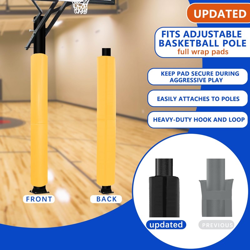 VANCL Heavy Duty Basketball Post Padding – 6FT Protective Wrap