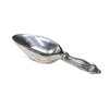 Elegant Ribbed Ice Scoop Polished Aluminum 7 Inches by India