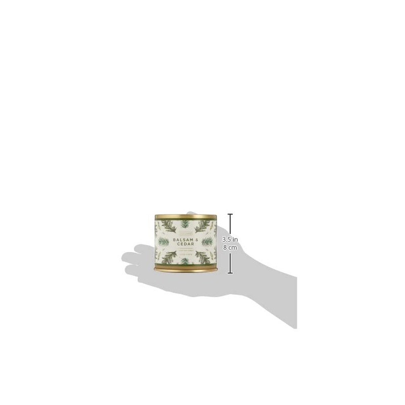 ILLUME Noble Holiday Collection Balsam & Cedar Vanity Tin Candle,