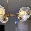 6 Inch Seedy Glass Globe Replacement Light Shade, Gracelyn Collection,