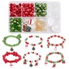 SUNNYCLUE 1 Box DIY 6PCS 226Pcs Christmas Bracelet Making Kit