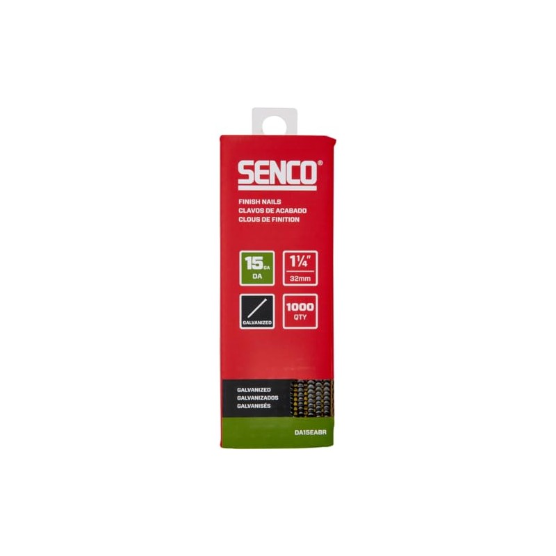 SENCO DA15EABR 34 Degree Collated Finish Nails, 15 Gauge, 1-1/4