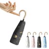 Mini Travel Folding Umbrella With Hook-Shaped Handle-Small Parasol With Golden