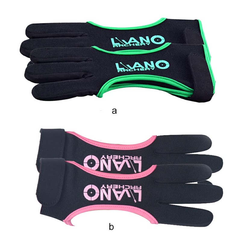 Archery Finger Guard Decorative Portable Three-Finger Glove Serviceable Outdoor Gloves