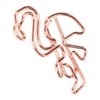 100pcs Flamingo Paper Clip Cute Animal Shape File Note Page