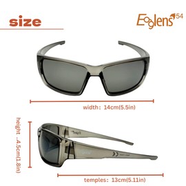Smoke Polarized fishing Sunglasses for Men Women Running Golfing Cycling Hiking Outdoor