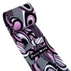 Barry.Wang Pink Black White Tie for Men Print Silk Necktie