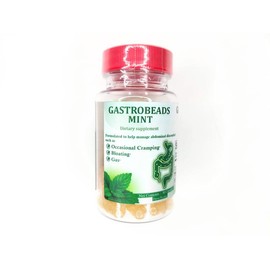 GastroBeads Mint Digestive Support Supplement – 30 Veggie Capsules with Mint Oil for Bloating, Gas Relief, and Healthy Digestion