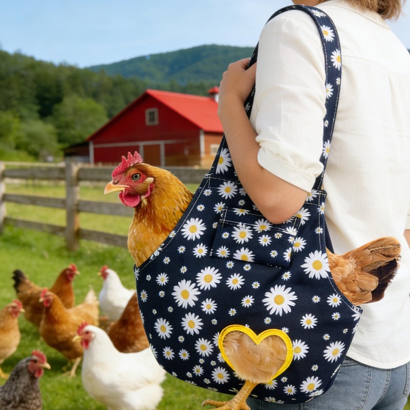 Dmnnlp Chicken Holder Bag with Handle, 14.2" x 25" Chicken