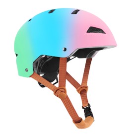 WHALEZON Kids Toddler Bike Helmet Ages 3-5-8-14 Youth and Adults, Dual-Certified CPSC ASTM Skateboard Scooter Cycling BMX Skate Helmets Boys Girls (Rainbow Adventure, Small: 48-54cm/ 19''-21.25'')