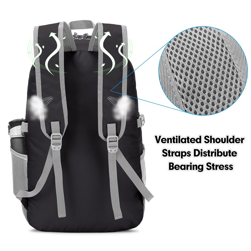 ZOMAKE Lightweight Foldable Backpack - 35L Packable Foldable Rucksack Packable