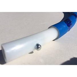 Weighted Hoop for Exercise and Fitness - You Choose Size and Color - Made in USA (Golden, Advanced 36 Inch) (Electric Blue, 40 Inch Beginner)