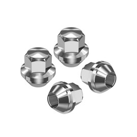 RUIZHI 4 pcs Alloy Wheel Nuts - M12x1.5 | 19mm Hex with Taper Washer - High-Strength Lug Nuts Compatible with Ford F-150/Escort, Ford Fiesta Focus Fusion, for Lincoln (Set)