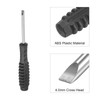sourcing map Mini Slotted Screwdriver, 4.0mm Flat Head with Non-Slip