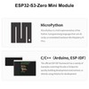 Binghe Pack of 3 ESP S3 Mini Development Board, ESP-32-S3-Zero