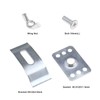 Be In Your Mind 20Pcs Sink Fixing Clips Stainless Steel
