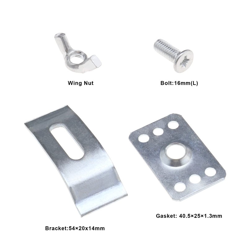 Be In Your Mind 20Pcs Sink Fixing Clips Stainless Steel