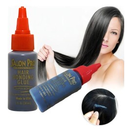 Pegamento Latex Salon Pro Extensiones Naturales Pestanas Látex color Negro
