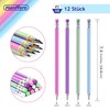Hanffero Rainbow Pencils, Drawing Writing Pencil with Rubber, Recyclable Paper