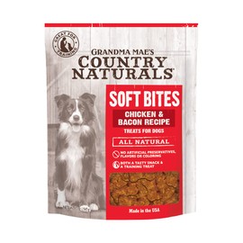 Grandma Mae's Country Naturals Chicken and Bacon Dog Treats and Snacks |All Natural | Made in The USA | 5 oz.