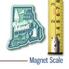 Rhode Island Premium State Magnet by Classic Magnets, 2.2" x