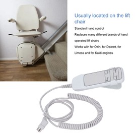 Beufee Lift Chair Remote Replacement, Universal 4 Button 8 Pin Recliner Remote Control Hand Controller Replacement for Electric Recliner Chair