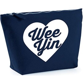 Hippowarehouse Wee Yin little one Scottish printed make up cosmetic wash bag 18x19x9cm