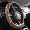 CAR PASS Line Rider Delux Leather Steering Wheel Cover, Universal