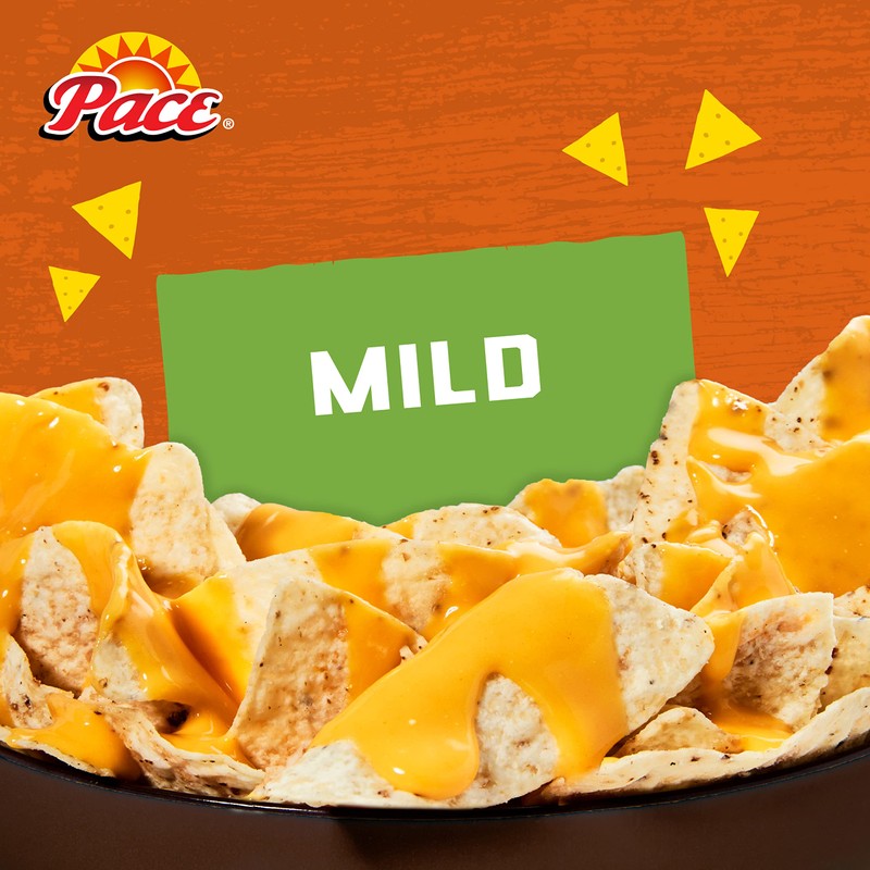 Pace Mild Nacho Cheese Sauce, 10.5 oz Can (12 Pack)