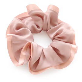 JewelVOX Scrunchie Hair Accessories, Hair Elastic, Piping, Satin, Stylish, Popular, Adult