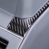 Hudiriy Soft Carbon Fiber Car Armrest Panel Cover TrimSticker Compatible
