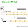 JOYLIT 24V COB LED Strip Lights Waterproof 4000K 550LM/FT Super