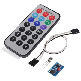 JUZITAO 8 Sets HX1838 NEC Infrared Wireless Remote Control IFR Sensor Module Infrared IR Wireless Remote Control Module Kits DIY Kit HX1838 for Raspberry Pi