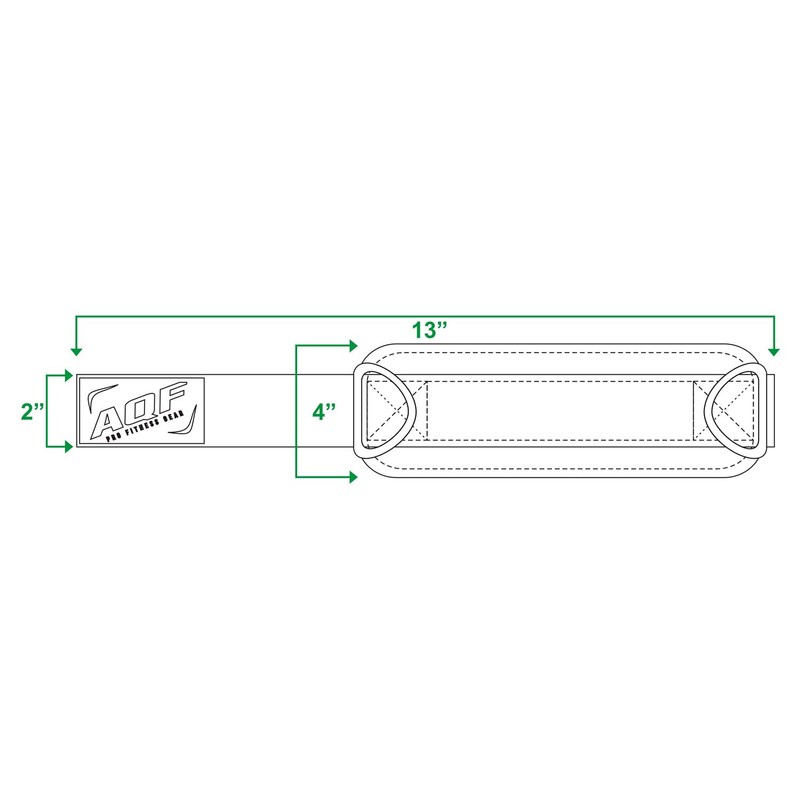 AQF Ankle Straps for Cable Machines Attachment - Neoprene Padded