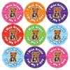 Pack of 144 Teddy Bear X-Ray Reward Stickers (30mm) X-Ray