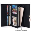 Ladies Purse, ZhengYue PU Leather Wallet for Women RFID Blocking