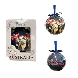 Banksia Glen Hanging Bauble with Aus Flag