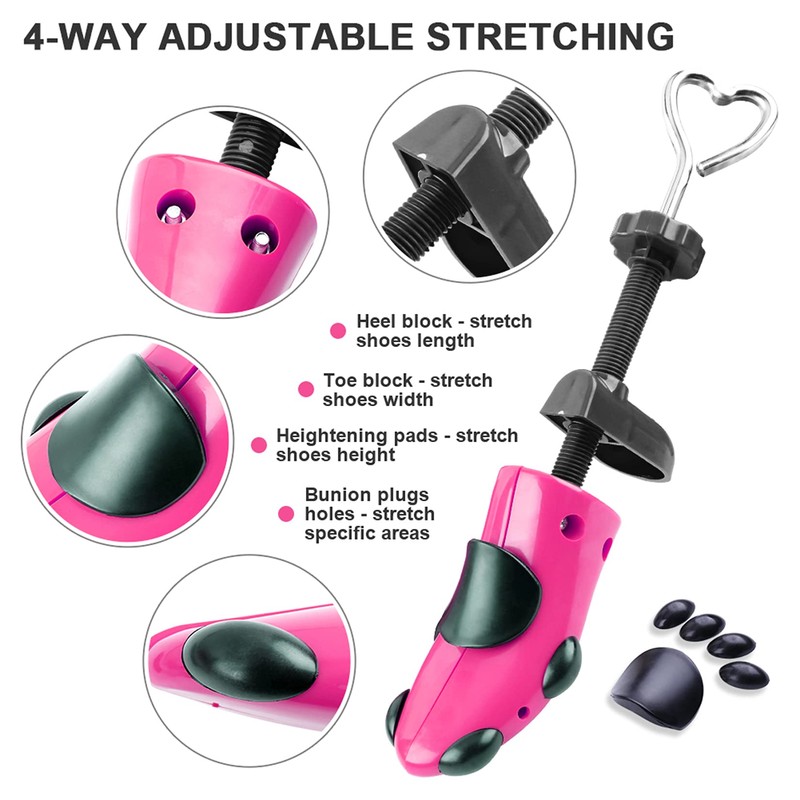 cyrico Shoe Stretcher Women 4-way Shoe Expander Widener Shoe Tree