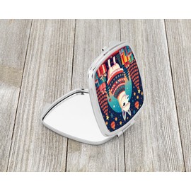 Caroline's Treasures Llama Christmas Compact Mirror