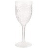 Prodyne Embossed Grape Acrylic Wine Glass, 10 Ounce